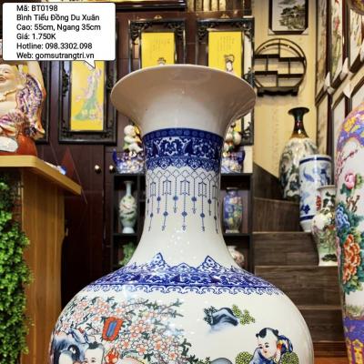 BÌNH TIỂU ĐỒNG DU XUÂN
